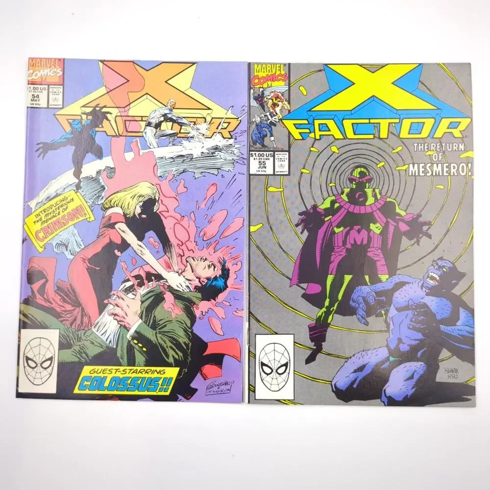 X-Factor 8 Comic Lot 43 45 46 52 54 55 56 59 Marvel Copper Age Cyclops Beast